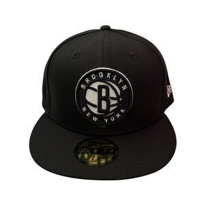 New Era NY Brooklyn Nets NBA Fifty Black Snapback
7- 3/8